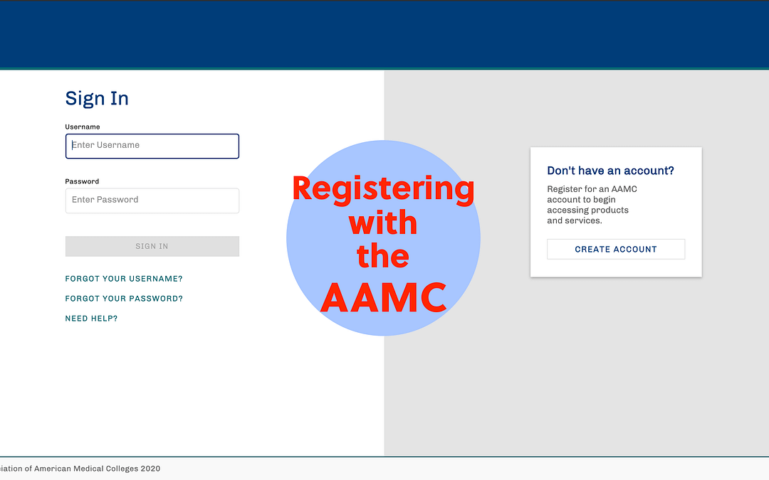 How to Create Your AAMC Account